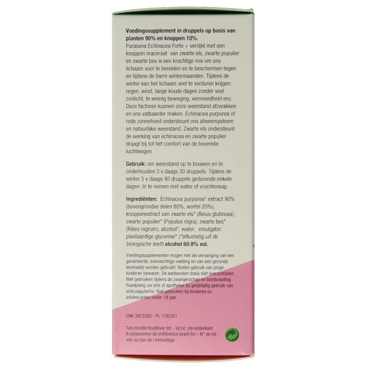 Purasana Echinacea forte + vegan bio  100.00 Milliliter