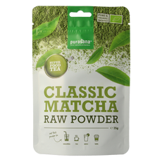 Purasana Matcha classic poeder vegan bio 75.00 Gram