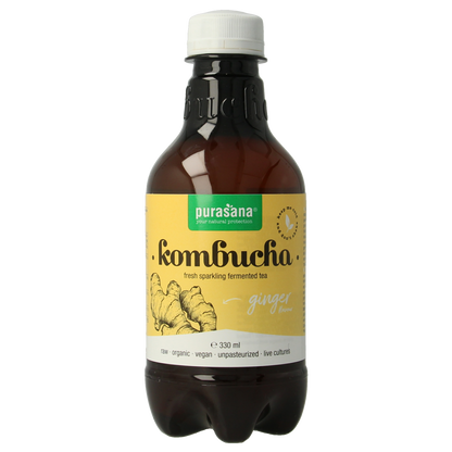 Purasana Kombucha gember vegan bio 330.00 Milliliter
