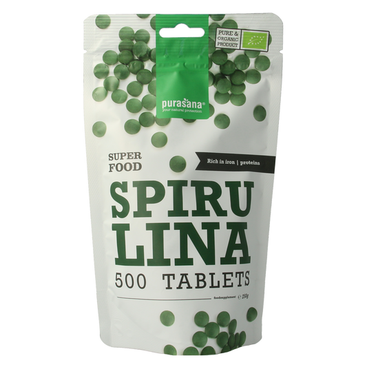 Purasana Spirulina 500mg bio 500.00 Tabletten