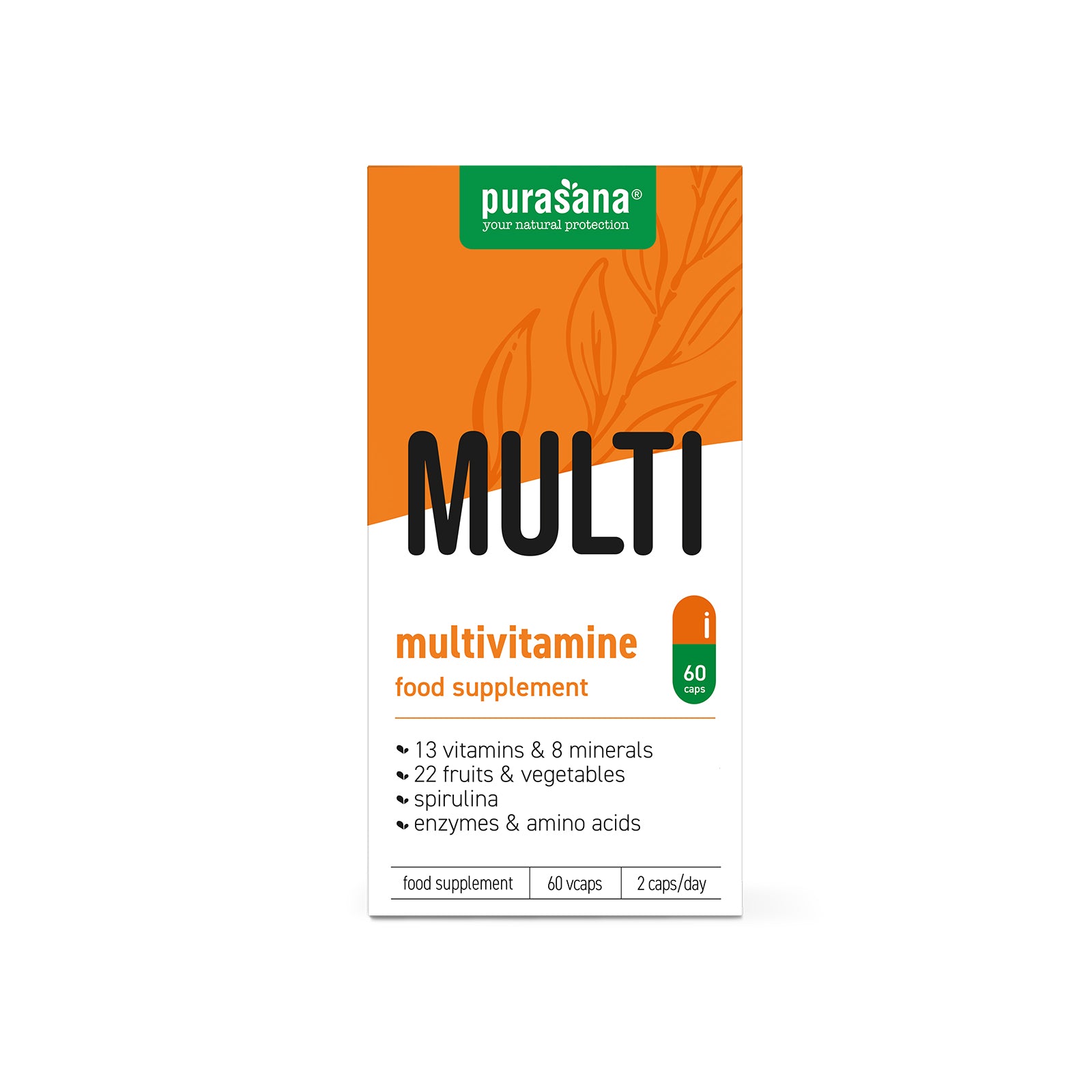 Purasana Multivitamine 60 Vegetarische capsules