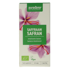Purasana Saffraan vegan bio 60.00 Vegetarische capsules