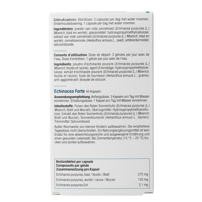 Fytostar Echinacea forte 1215 45 Capsules