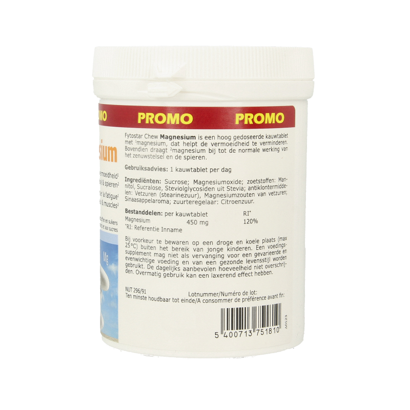 Fytostar Magnesium chew kauwtabletten 120 Kauwtabletten