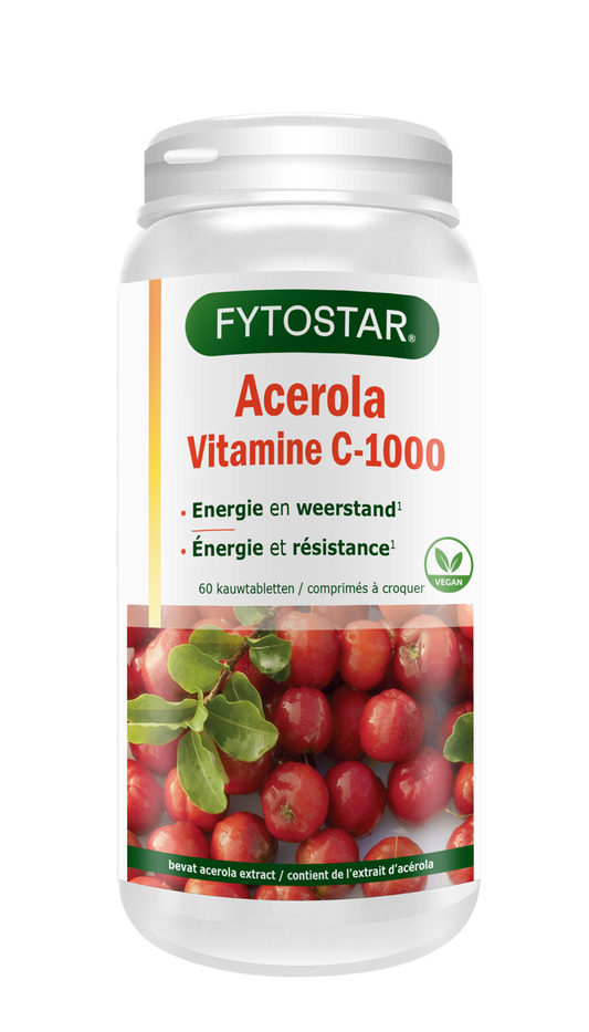 Fytostar Vitamine C 1000 acerola 60 Zuigtabletten