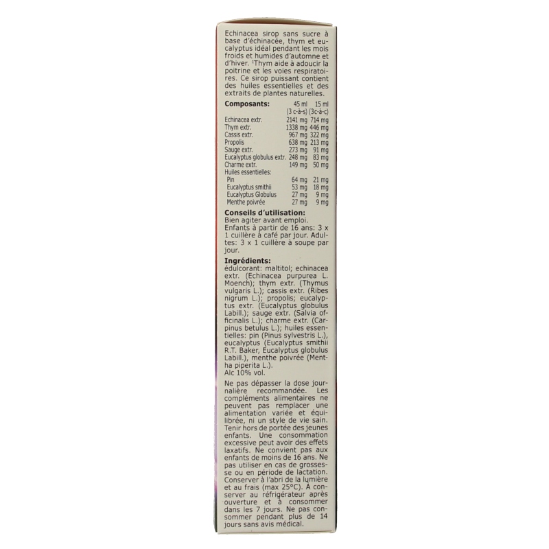 Fytostar Echinaea siroop suikervrij 150 Milliliter