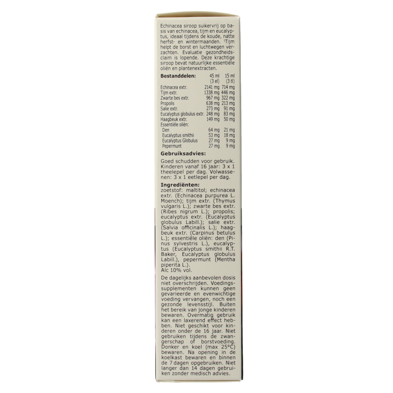Fytostar Echinaea siroop suikervrij 150 Milliliter