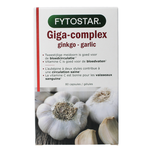 Fytostar Giga complex knoflook 80 Capsules