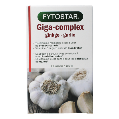 Fytostar Giga complex knoflook 80.00 Capsules