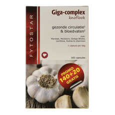 Fytostar Giga complex knoflook 160.00 Capsules
