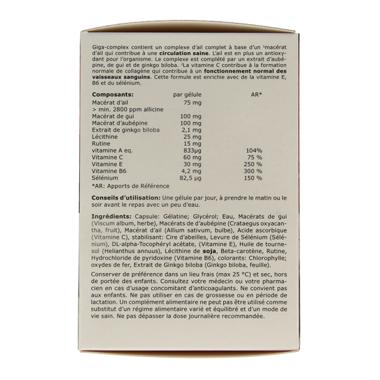 Fytostar Giga complex knoflook 160 Capsules