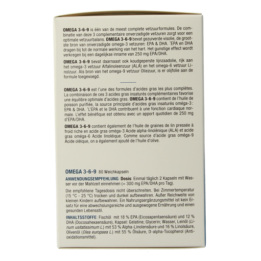 Fytostar Vianatura omega 3-6-9 80.00 Capsules