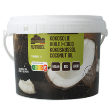 Nutribel Kokosolie geurloos bio 1500.00 Milliliter