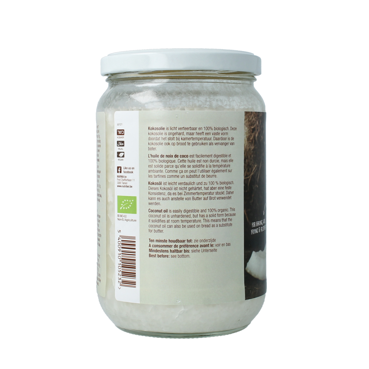 Nutribel Kokosolie extra vierge bio 600.00 Milliliter