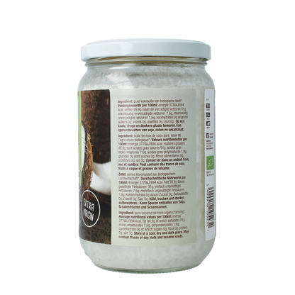 Nutribel Kokosolie extra vierge bio 600.00 Milliliter
