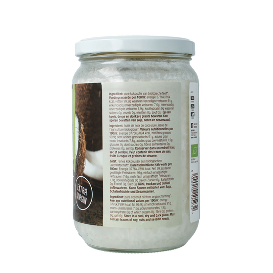 Nutribel Kokosolie extra vierge bio 600.00 Milliliter