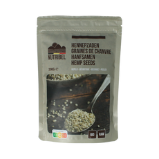 Nutribel Hennepzaad gepeld raw bio 200 Gram