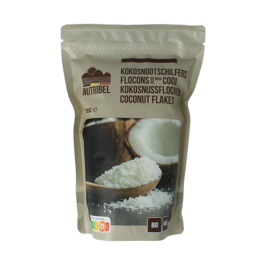 Nutribel Kokosnoot schilfers raw bio 200.00 Gram