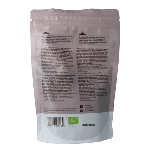 Nutribel Acaibes poeder raw bio 100 Gram