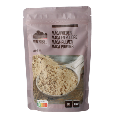 Nutribel Maca poeder raw bio 200.00 Gram