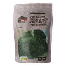 Nutribel Spirulina poeder raw bio 200.00 Gram