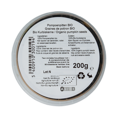 Nutribel Pompoenpitten bio 200 Gram