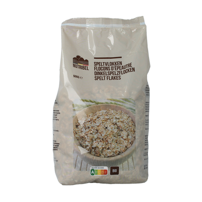 Nutribel Speltvlokken bio 500.00 Gram