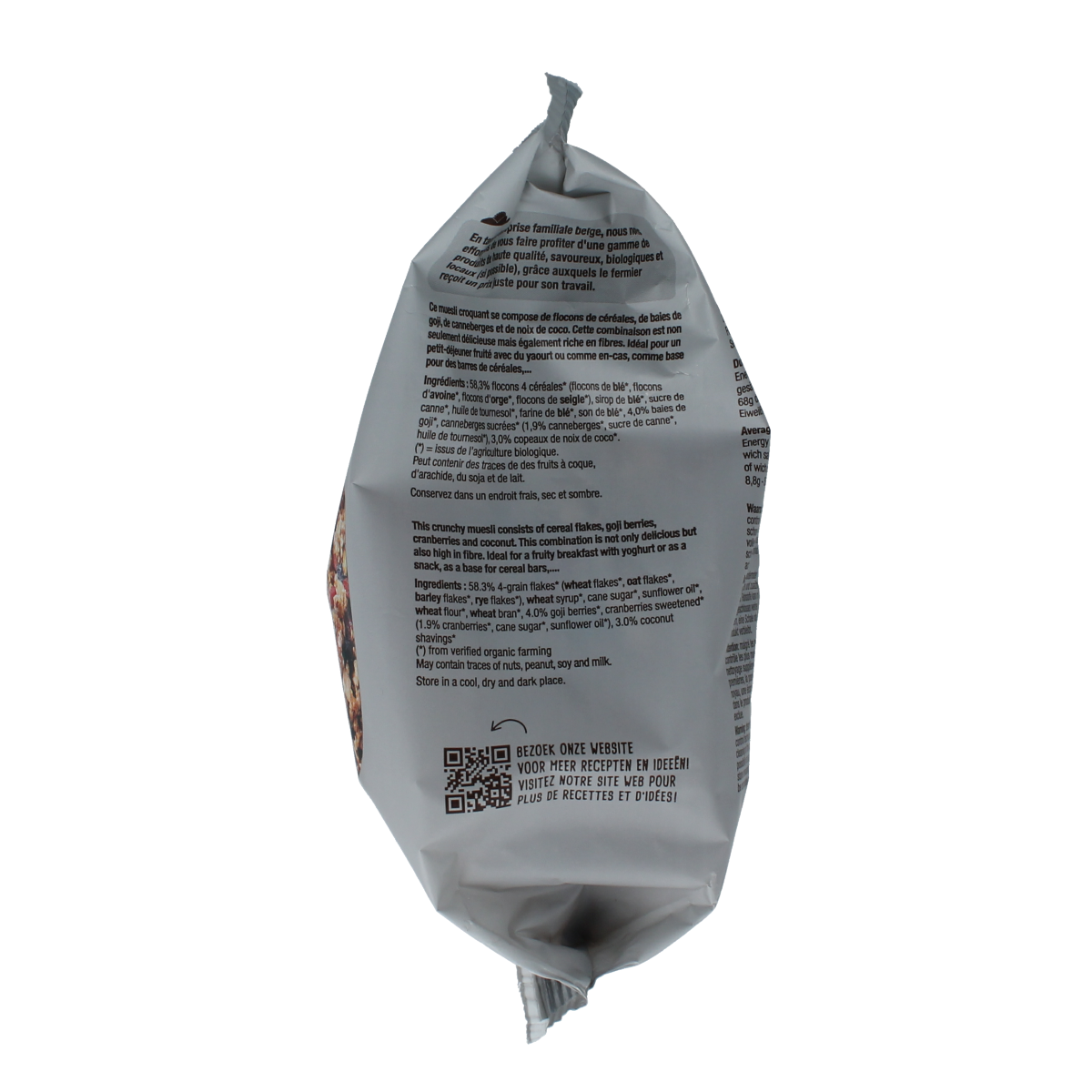 Nutribel Muesli krokant superfood bio 500.00 Gram