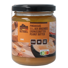 Nutribel Pindakaas bio 250.00 Gram