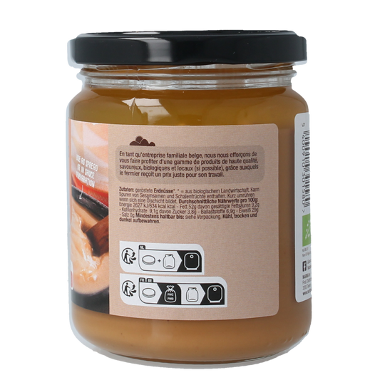 Nutribel Pindakaas bio 250.00 Gram