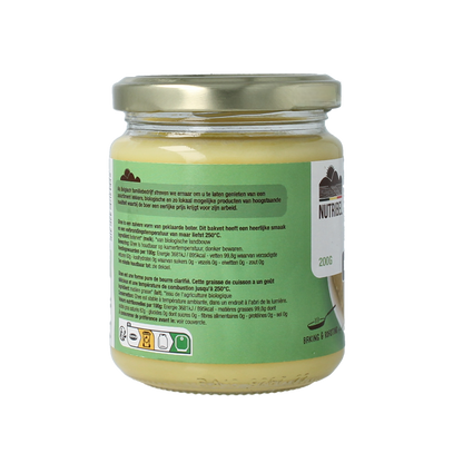 Nutribel Ghee boter bio 200.00 Gram