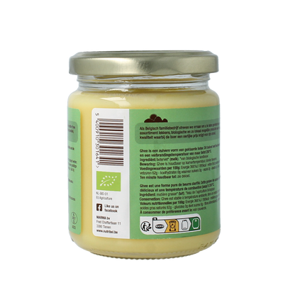 Nutribel Ghee boter bio 200.00 Gram