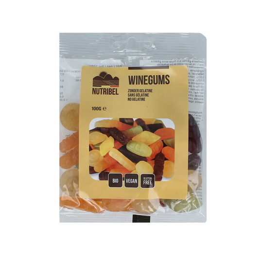 Nutribel Winegums bio 100.00 Gram