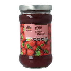 Nutribel Aardbeien confituur bio 340.00 Gram