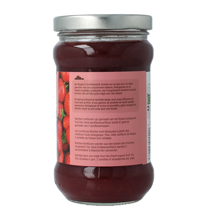 Nutribel Aardbeien confituur bio 340.00 Gram