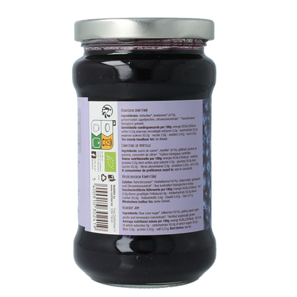 Nutribel Bosbessen confituur bio 340.00 Gram