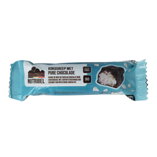Nutribel Kokosreep met pure chocolade bio 40.00 Gram