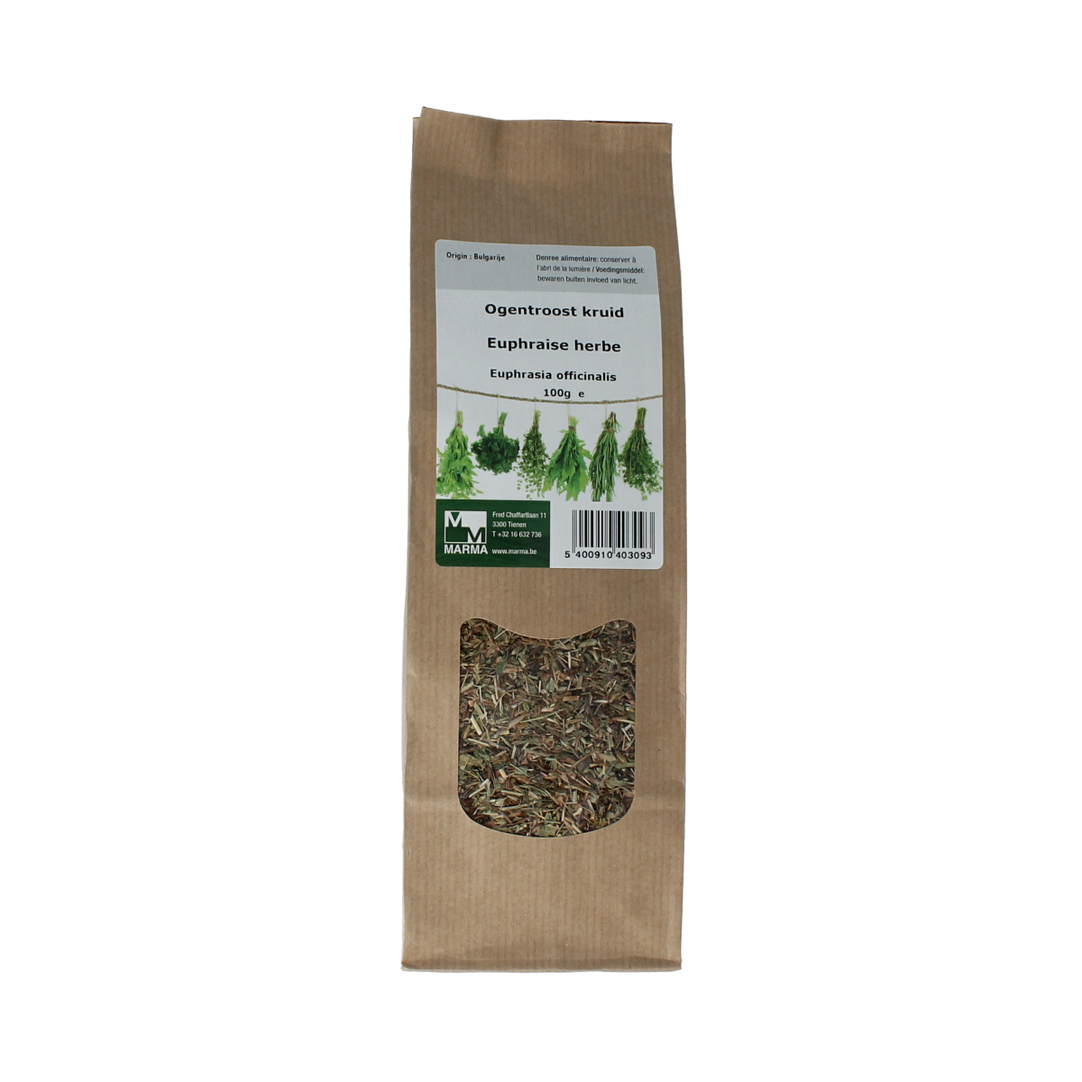 Marma Ogentroost kruid 100.00 Gram