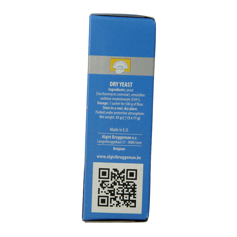 Bruggeman Instant gist (5 x 11 gram) 55 Gram