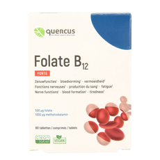 Quercus Folate B12 80 Tabletten