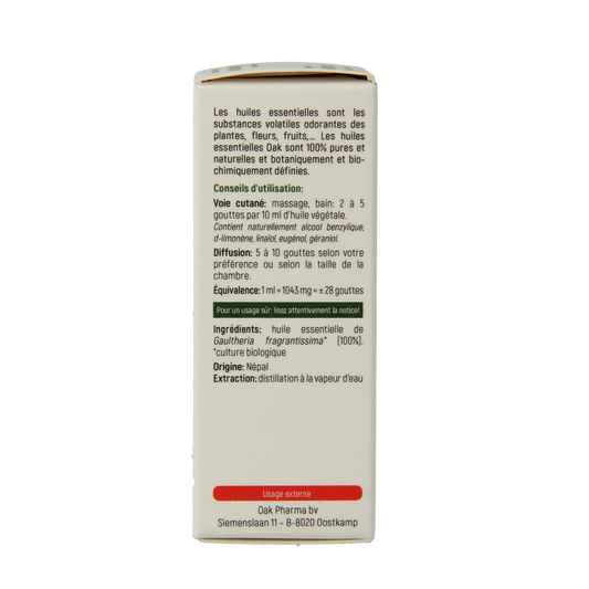 Oak Wintergroen bio 10.00 Milliliter