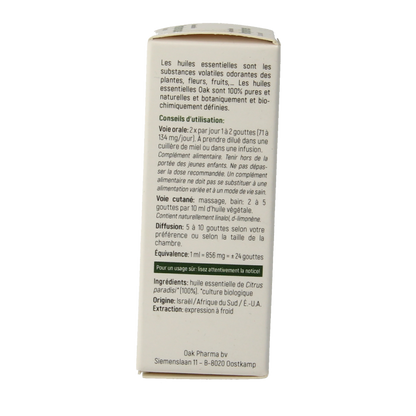Oak Pompelmoes bio 10 Milliliter