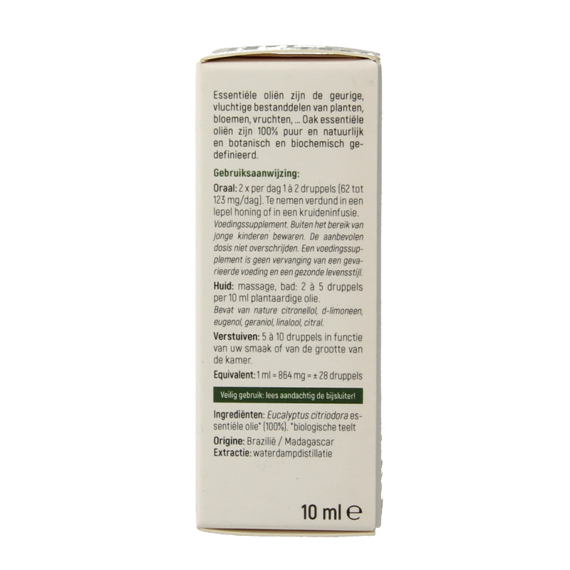 Oak Citroeneucalyptus bio 10 Milliliter