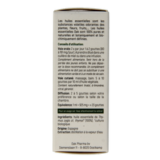 Oak Tijm thymol bio 10 Milliliter