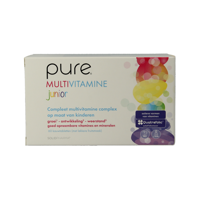 Pure Multivitamine junior 60 Kauwtabletten