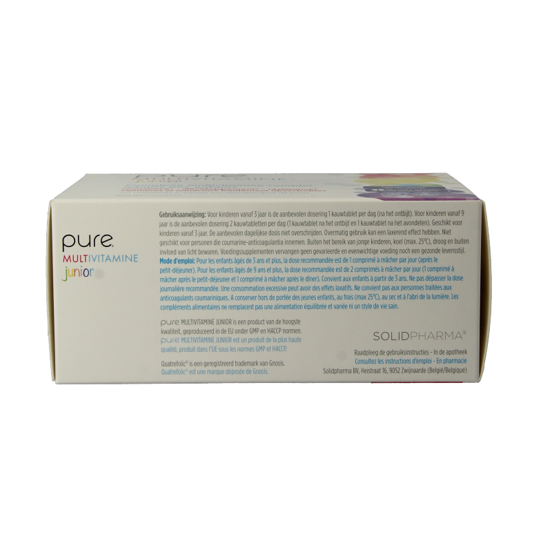 Pure Multivitamine junior 60 Kauwtabletten