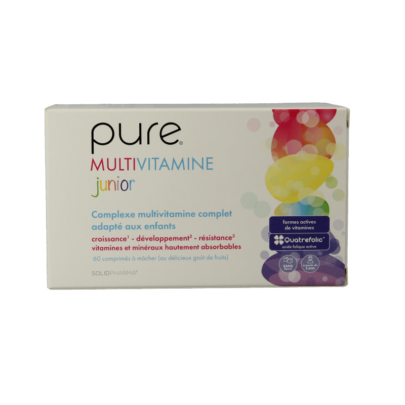 Pure Multivitamine junior 60 Kauwtabletten