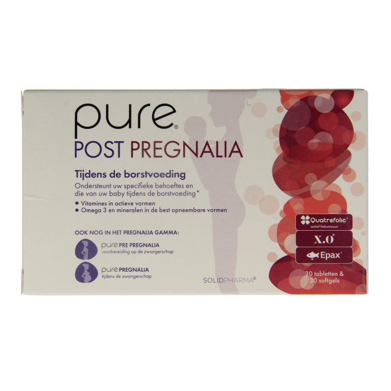 Pure Post pregnalia 30 tabletten & 30 softgels 60 Stuks