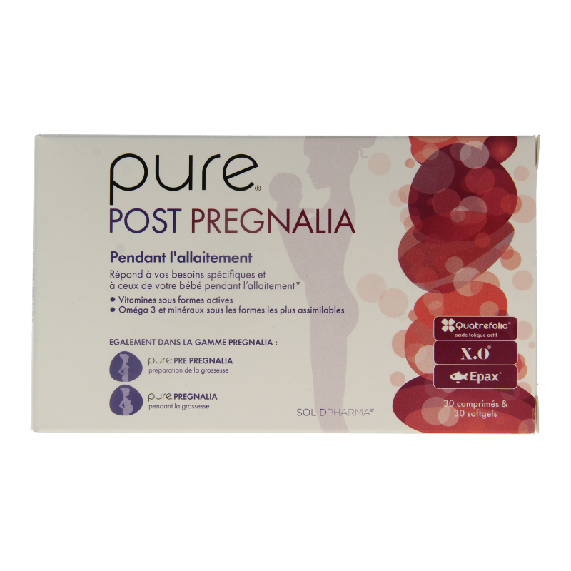 Pure Post pregnalia 30 tabletten & 30 softgels 60 Stuks