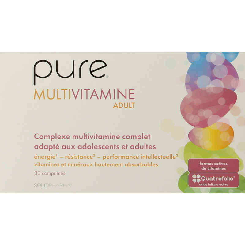 Pure Multivitamine volwassenen 30 Tabletten